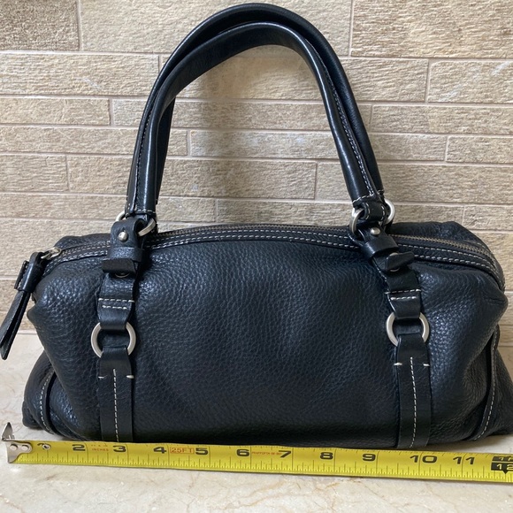 Leather Mini duffle style “H” handbag - Picture 2 of 9